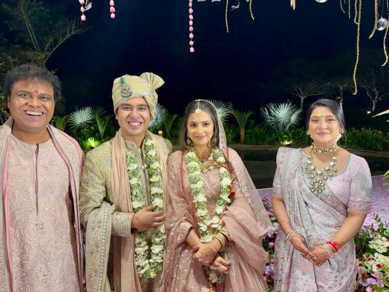 Times Square Spectacle: Bollywood Icons Sanjay Dutt, Randeep Hooda, R. Madhavan, Jay Patel, and Meezaan Jafri Make Aanshi and Binoy’s Wedding Unforgettable
