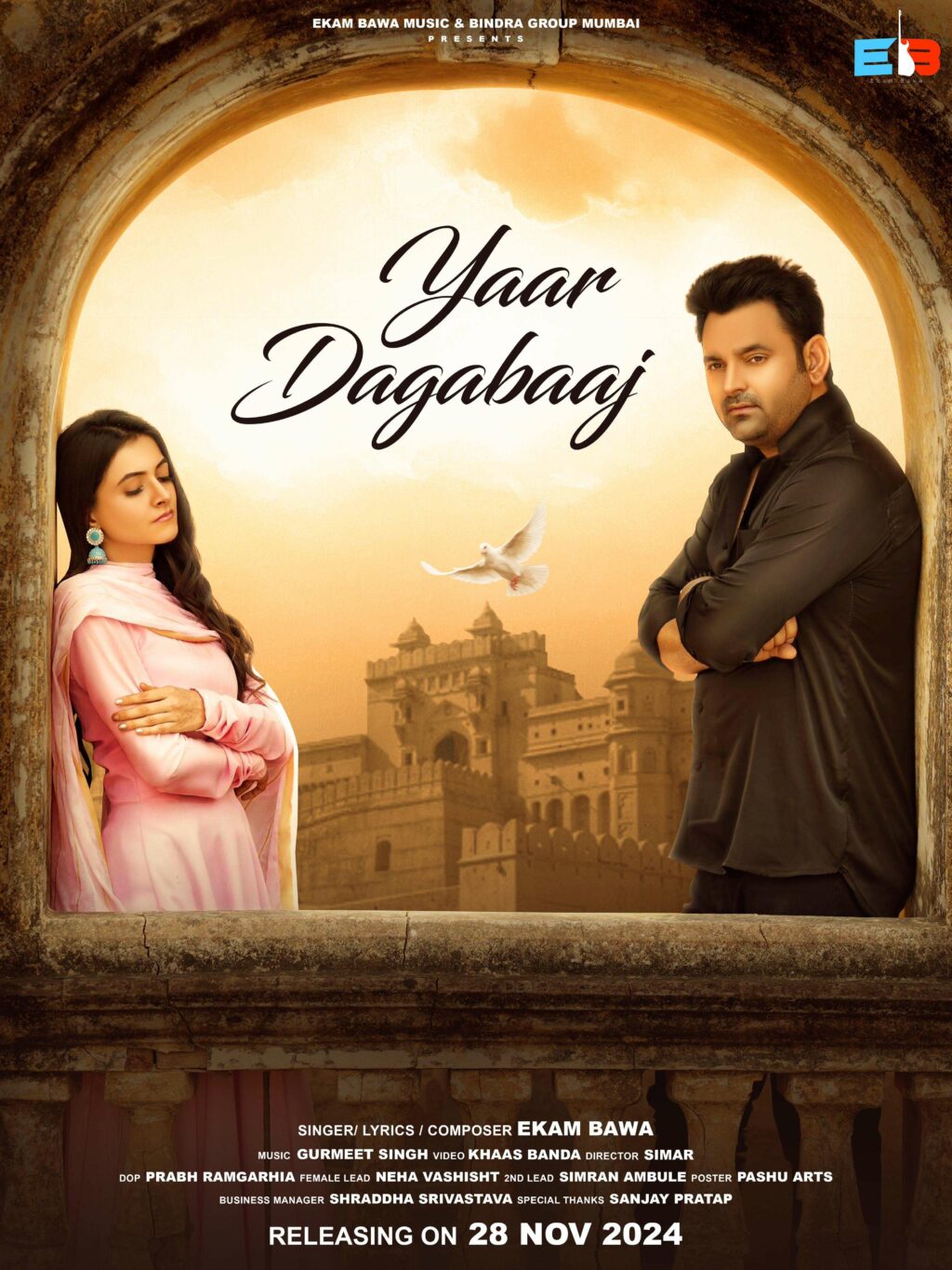 Ekam Bawa’s New Song “Yaar Dagabaaj” Takes the Punjabi Music World by Storm