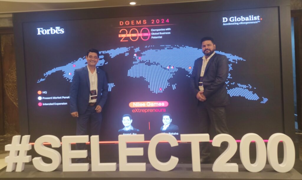 India’s “Nilee Games” Shines in Forbes DGEMS 2024 Select 200 Companies with Global Business Potential.