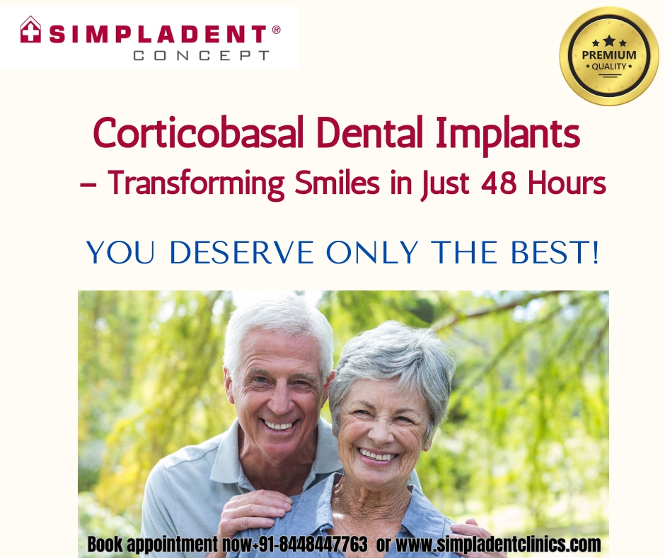 Permanent Teeth in Just 2 Days: Simpladent’s Immediate Loading Implants Revolutionize Dental Care
