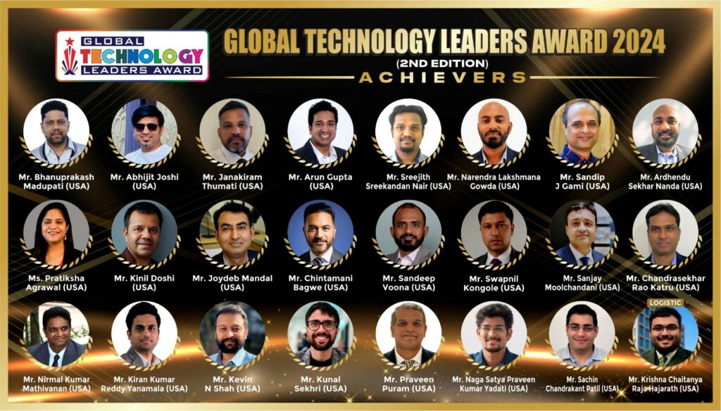Bizox Media Network organized “Global Technology Leaders Awards 2024” (2nd Edition) felicitated Individuals from INDIA, USA & UAE