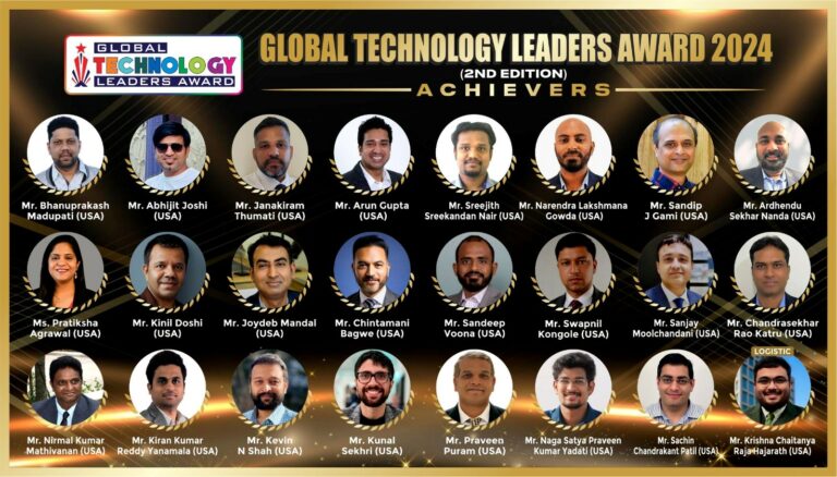 Bizox Media Network organized “Global Technology Leaders Awards 2024” (2nd Edition) felicitated Individuals from INDIA, USA & UAE