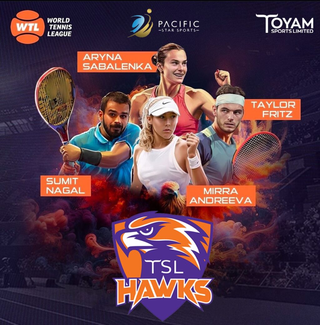 Toyam Sports Limited Returns for World Tennis League Season 3 As The Owners of Team Hawks