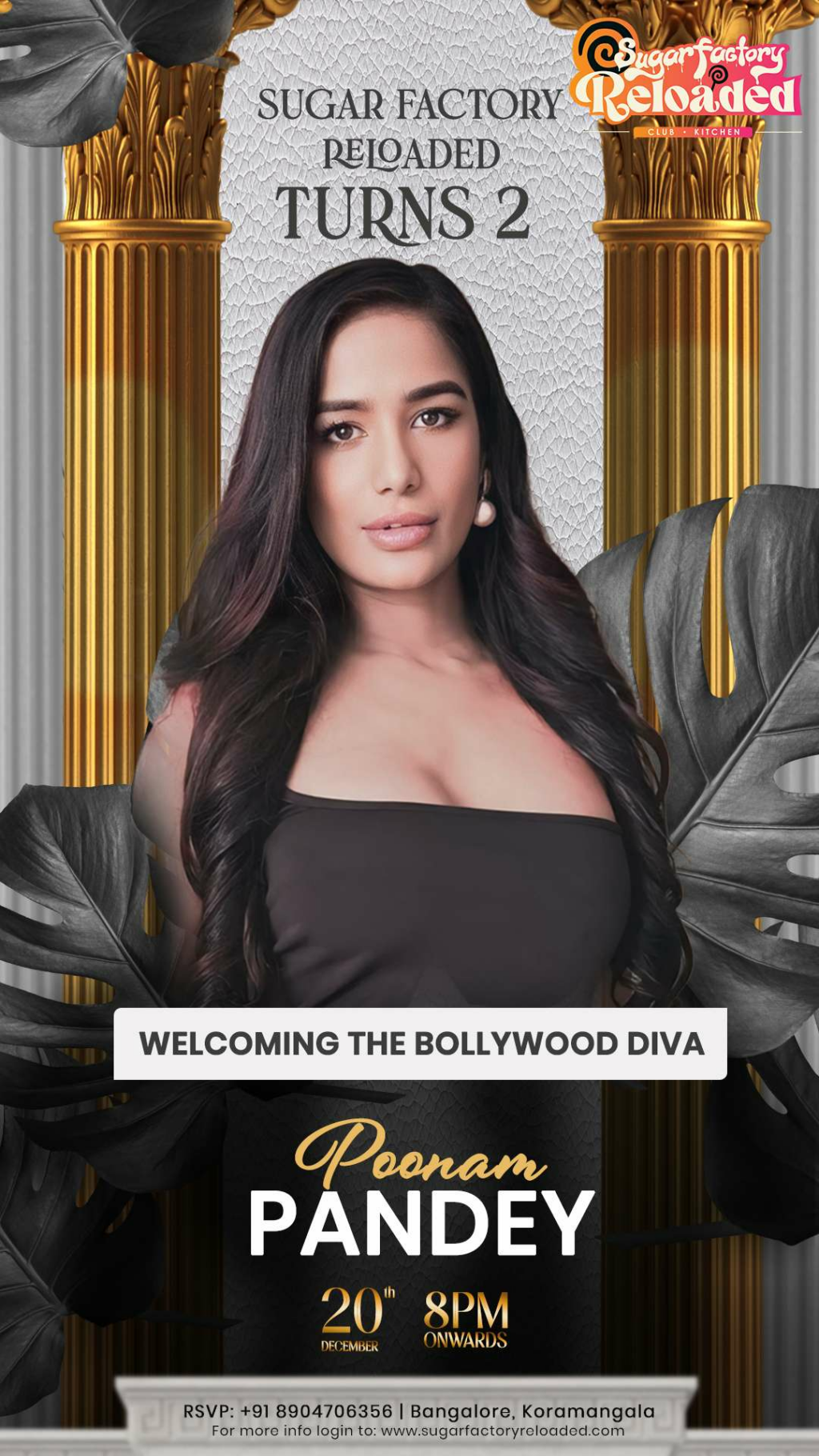 Poonam Pandey to Make Her First Karnataka Appearance at Sugar Factory Reloaded in Bangalore