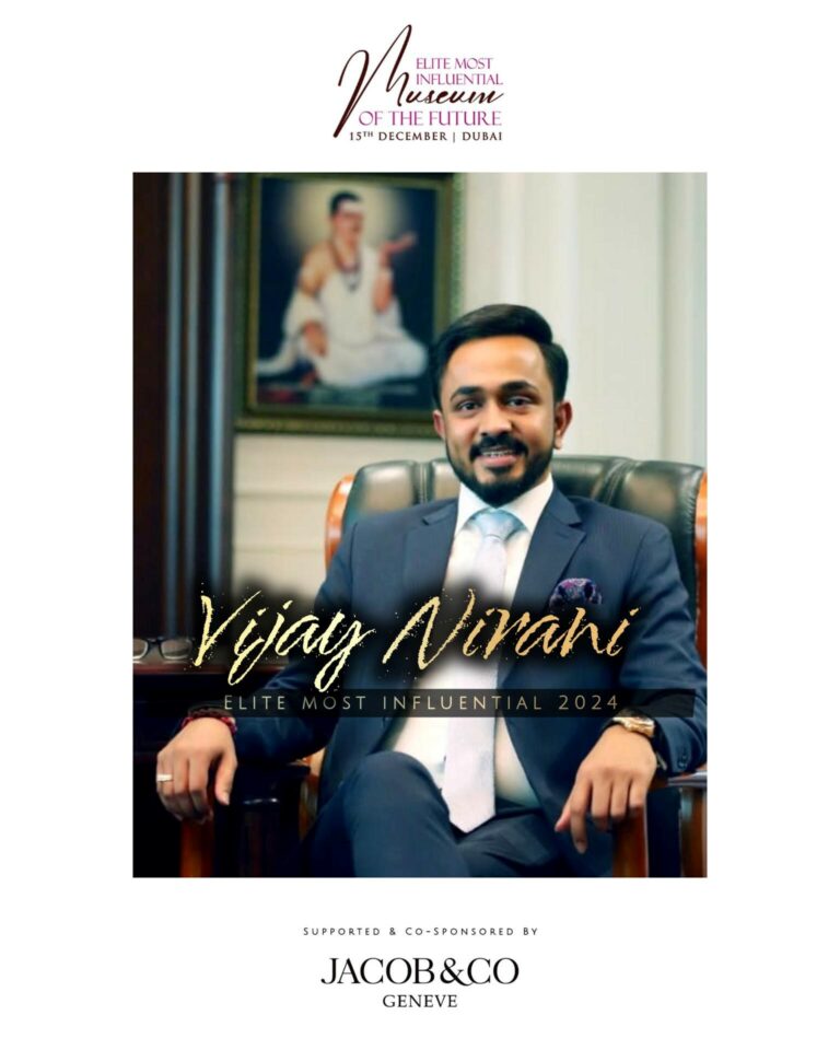 Vijay Nirani Honored at ELITE Most Influential Indians 2024