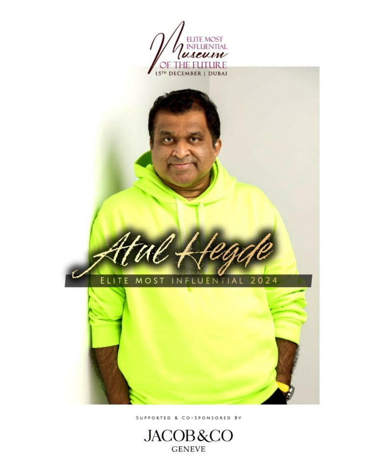Atul Hegde Honored at ELITE Most Influential Indians 2024