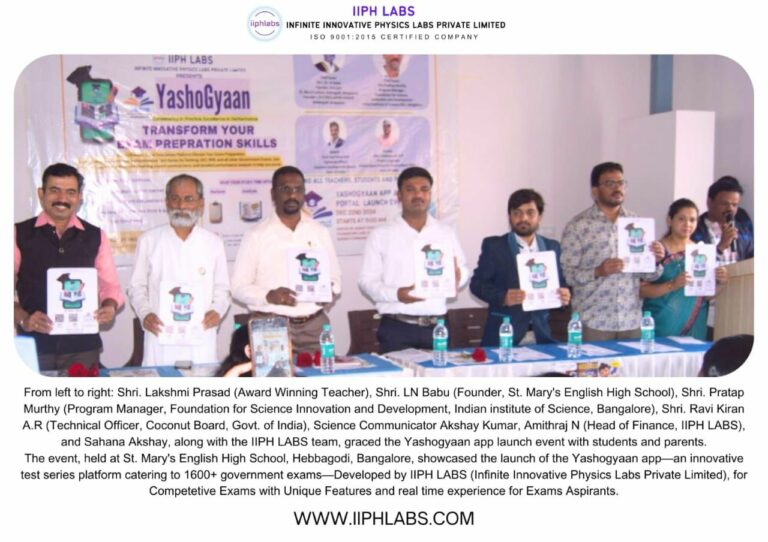 IIPhysics Labs Introduces YashoGyaan App to Revolutionize Exam Preparation