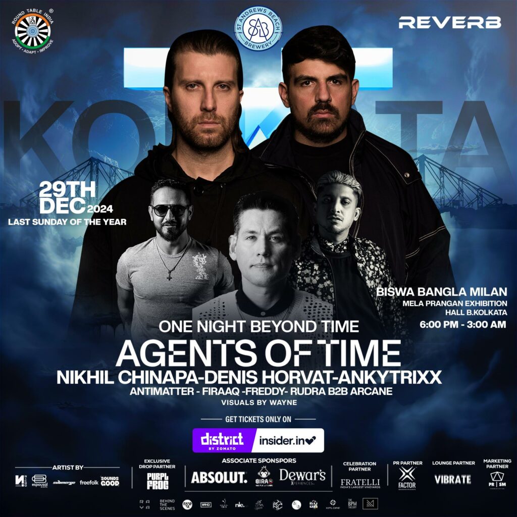 Agents of Time Make Their Debut in Kolkata, East India, with Reverb & RTI