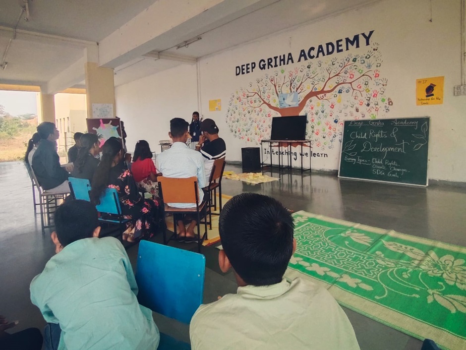 The step taken by Deep Griha Academy’s students to better the communities.