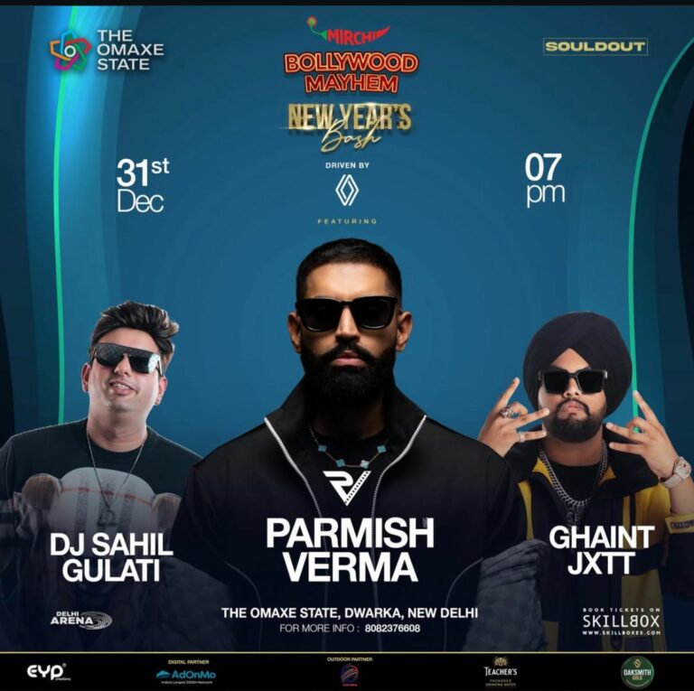 Parmish Verma to Headline Grand New Year’s Eve Celebration at The Delhi Arena, The Omaxe State