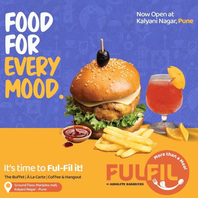 Absolute Barbecues Launches “Fulfil”. It’s First Casual Dining Experience in Pune.