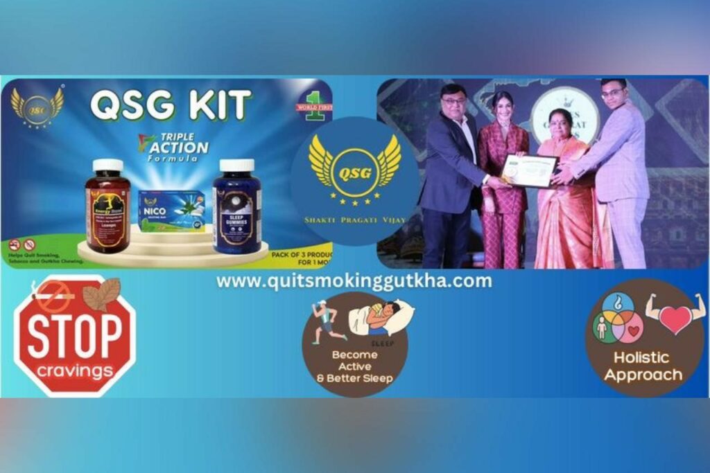 Dr. Kartavya Agravat Revolutionary Innovative Tobacco Cessation Program — Quit Smoking Gutkha QSG Kit