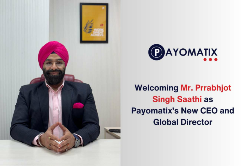 Welcoming Mr. Prrabhjot Singh Saathi as Payomatix’s New CEO and Global Director