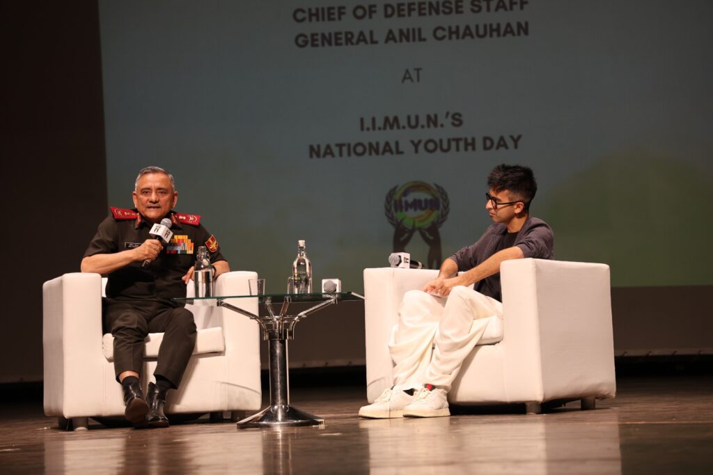 I.I.M.U.N’s National Youth Day Celebrations with Chief of Defence Staff