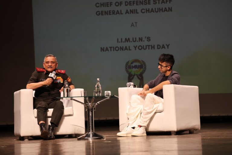 I.I.M.U.N’s National Youth Day Celebrations with Chief of Defence Staff