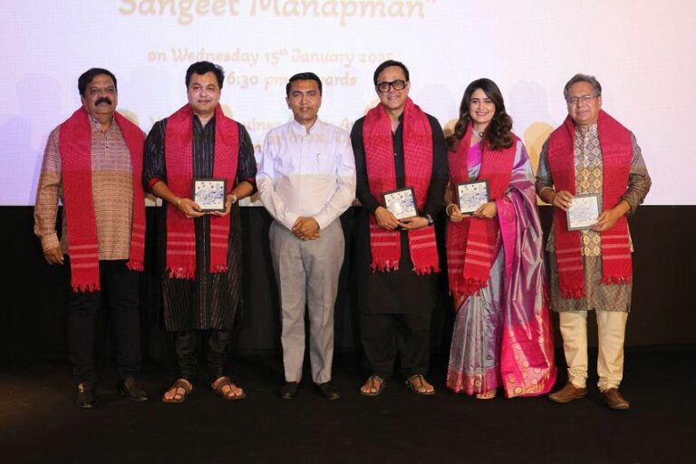 Goa Chief Minister Dr. Pramod Sawant organized Special Screening of “Sangeet Manapmaan” in presence of the cast of the film