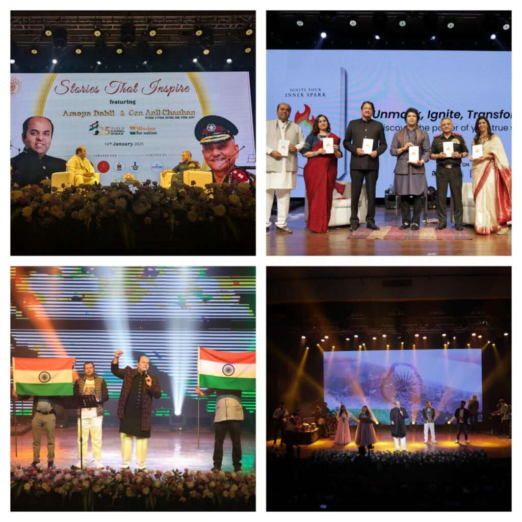 Harnessing the Power of Music for humanity and Tri-Services: CDS General Anil Chauhan at Ameya Dabli’s Ekam Satt Foundation’s 6th year celebrations