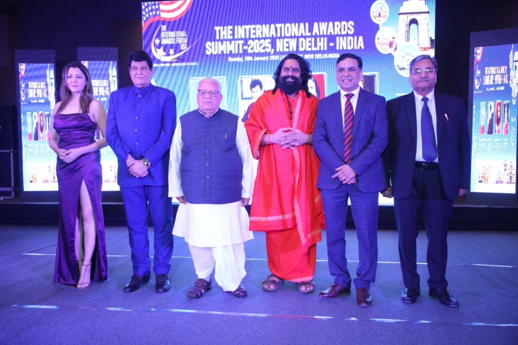New Delhi Hosts the Prestigious International Awards Summit 2025, Organized by TIAF-USA