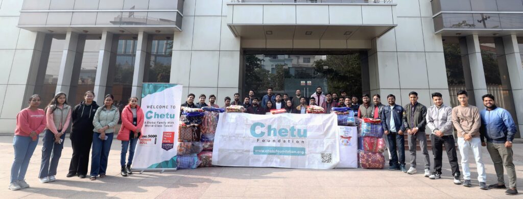 CHETU FOUNDATION DISTRIBUTES BLANKETS, COATS, AND GLOVES TO HELP PEOPLE DURING INDIA’S HARSH WINTER MONTHS