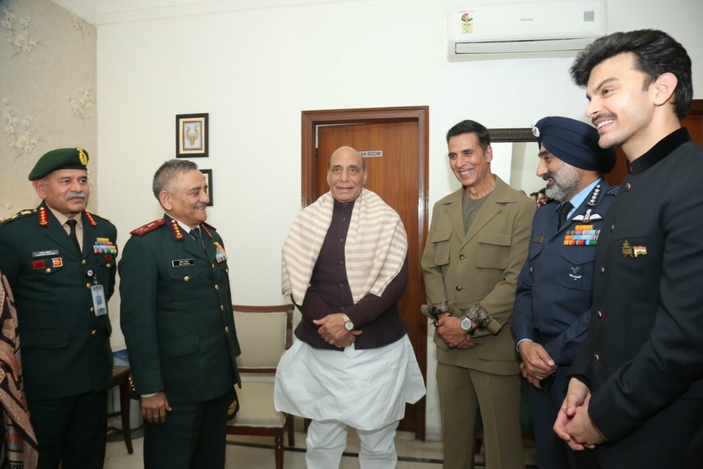 Veer Pahariya’s debut film ‘Sky Force’ gets a nod from Rajnath Singh!
