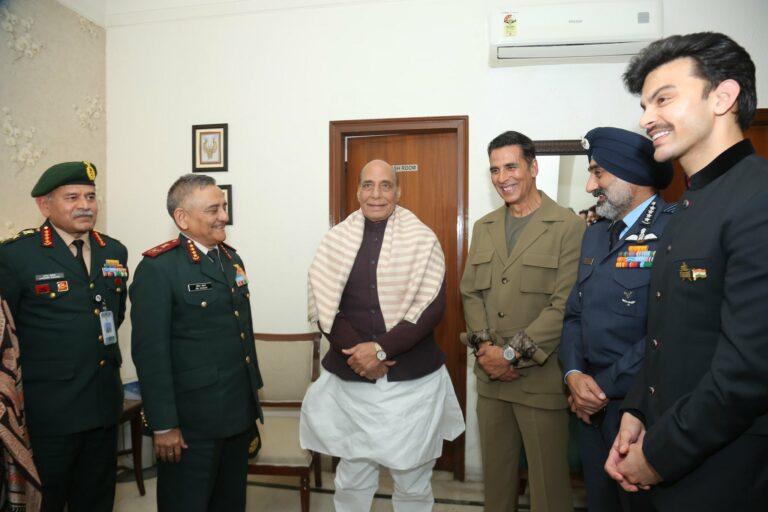Veer Pahariya’s debut film ‘Sky Force’ gets a nod from Rajnath Singh!