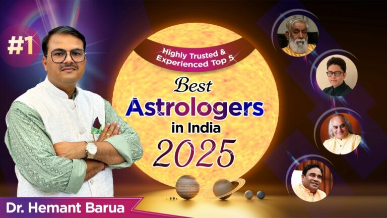 Highly Trusted Best 5 Astrologer in India 2025: Ft. Dr. Hemant Barua, K. N. Rao & Others