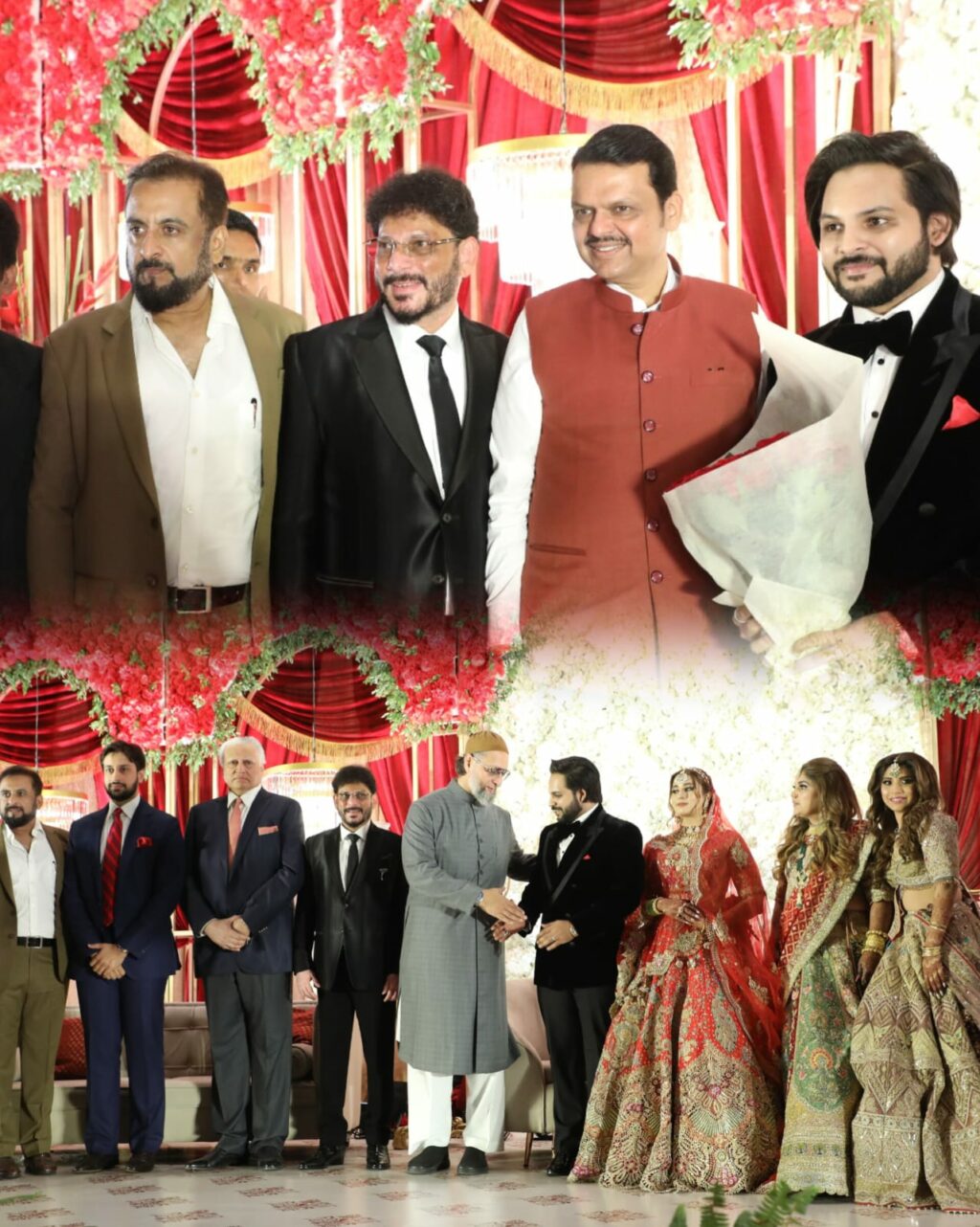 AIMIM National Spokesperson and Ex-MLA Waris Pathan Hosts Grand Wedding Reception for Son Arbaaz Pathan