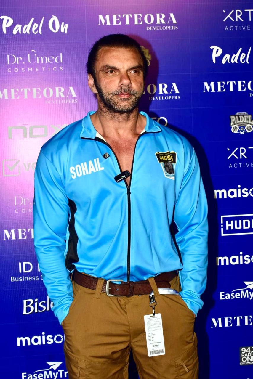 Sohail Khan pioneers the METEORA World Padel League in India, leads the way with owning the PANTHERS team