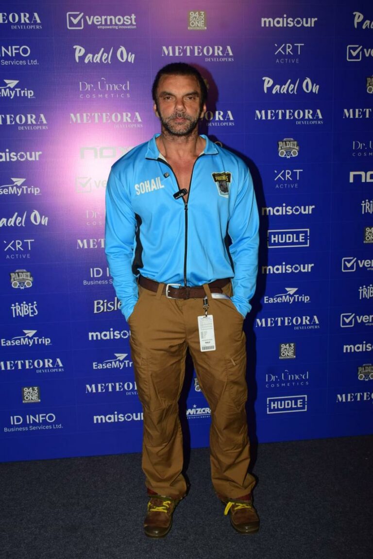 Sohail Khan pioneers the METEORA World Padel League in India, leads the way with owning the PANTHERS team