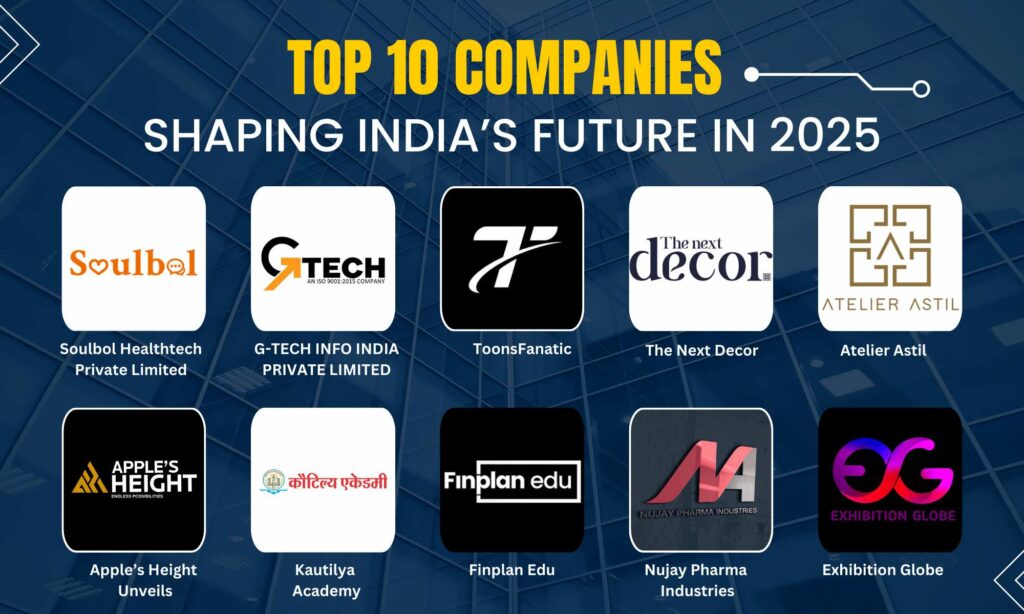 Meet the Innovators: Top 10 Companies Shaping India’s Future in 2025