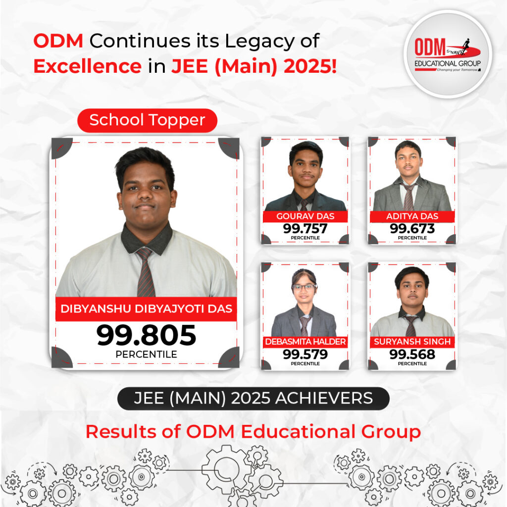 ODM Educational Group Celebrates Outstanding Success in JEE Main 2025: A Story of Dreams, Dedication, & Growth