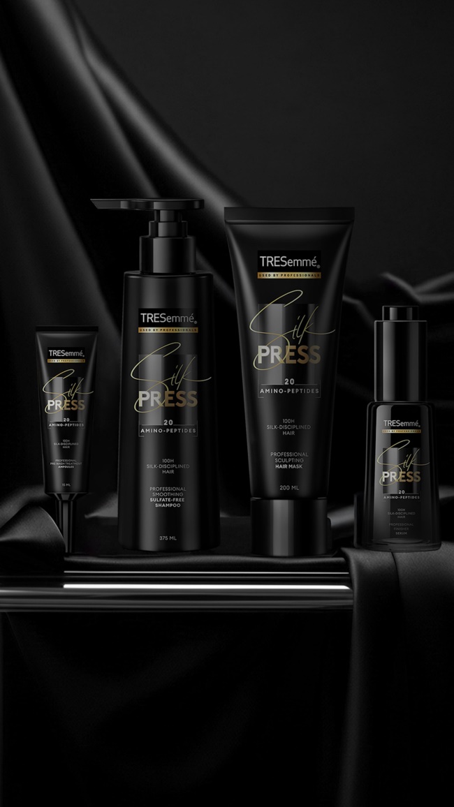 TRESemmé Unveils Silk Press Haircare Range – A Revolutionary Heatless Treatment for Smooth, Straight Hair