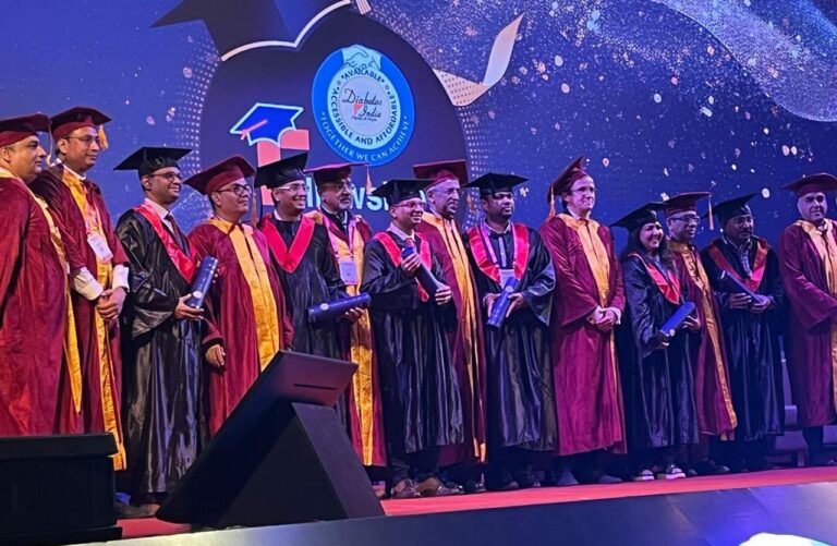 Dr. Meghanad Meher Honored with Prestigious DiabetesIndia Fellowship for Excellence in Diabetes Research.