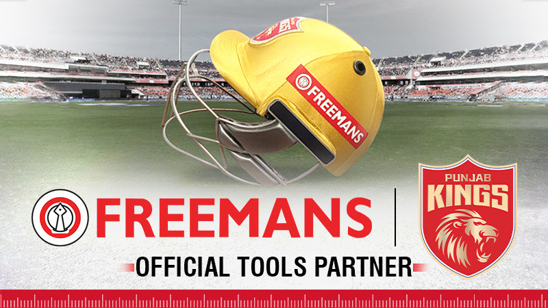 FREEMANS joins forces with Punjab Kings as their ‘Official Tools Partner’ for IPL 2025