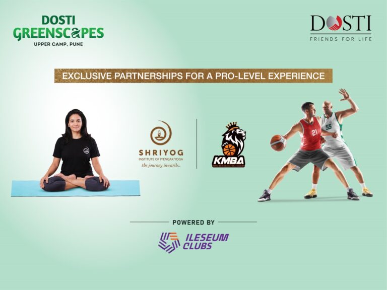 Dosti Realty’s Dosti Greenscapes Enhances Resident Well-being with Exclusive Sports and Yoga Partnerships