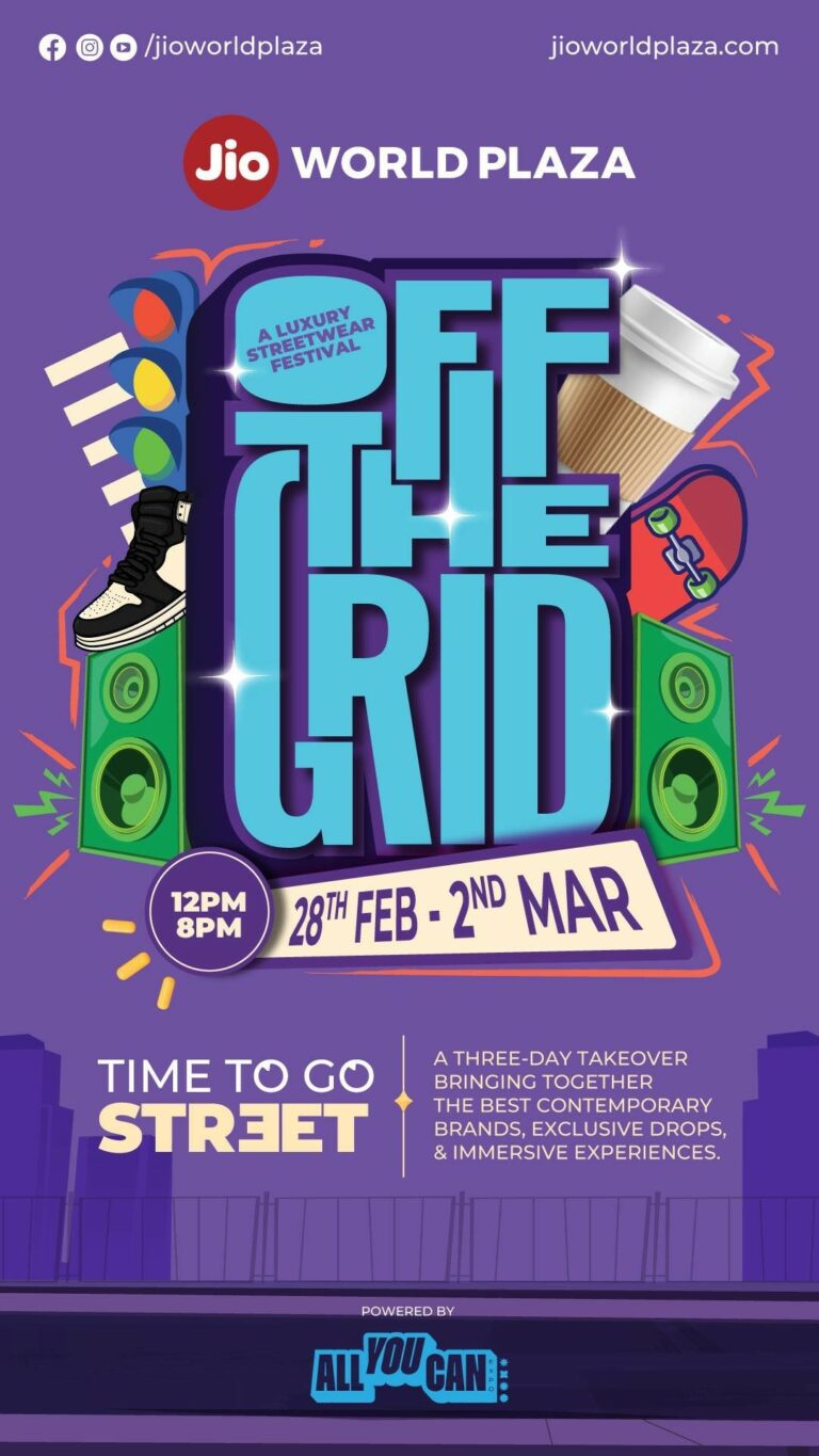 Off The Grid: A Luxury Streetwear Festival Powered by AYC Arrives at the Jio World Plaza