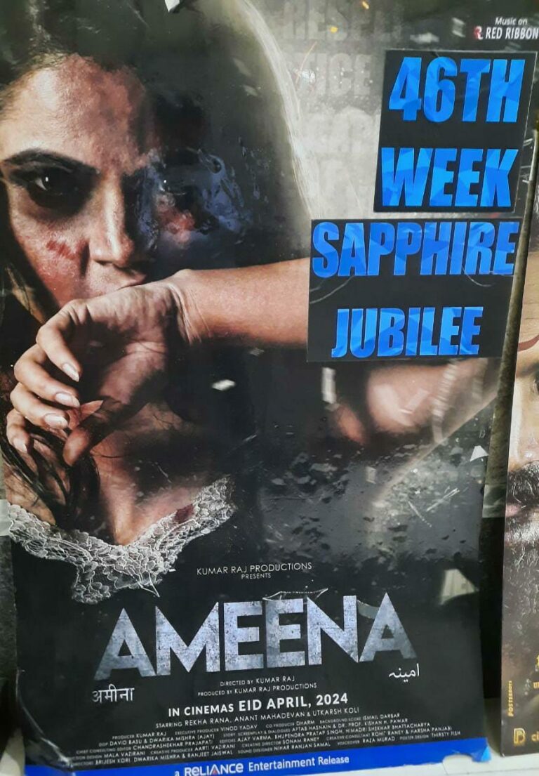 KUMAR RAJ RIDES UNPRECEDENTED SUCCESS AS AMEENA HITS 46 WEEKS IN THEATERS
