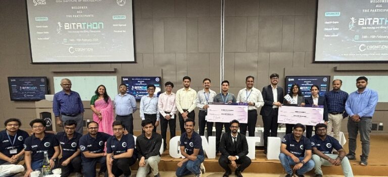 SAS and Goa Institute of Management’s Bitathon Empowers India’s Brightest Young Minds to Solve Real-World Challenges
