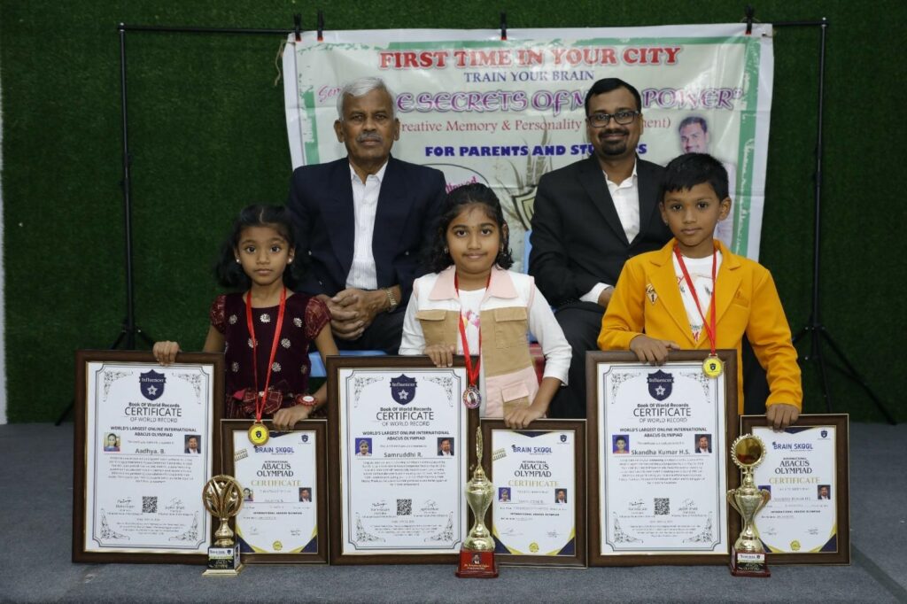 Dr. Raviprasad Sajjan’s Students Entered into “Influencer Book of World Records”