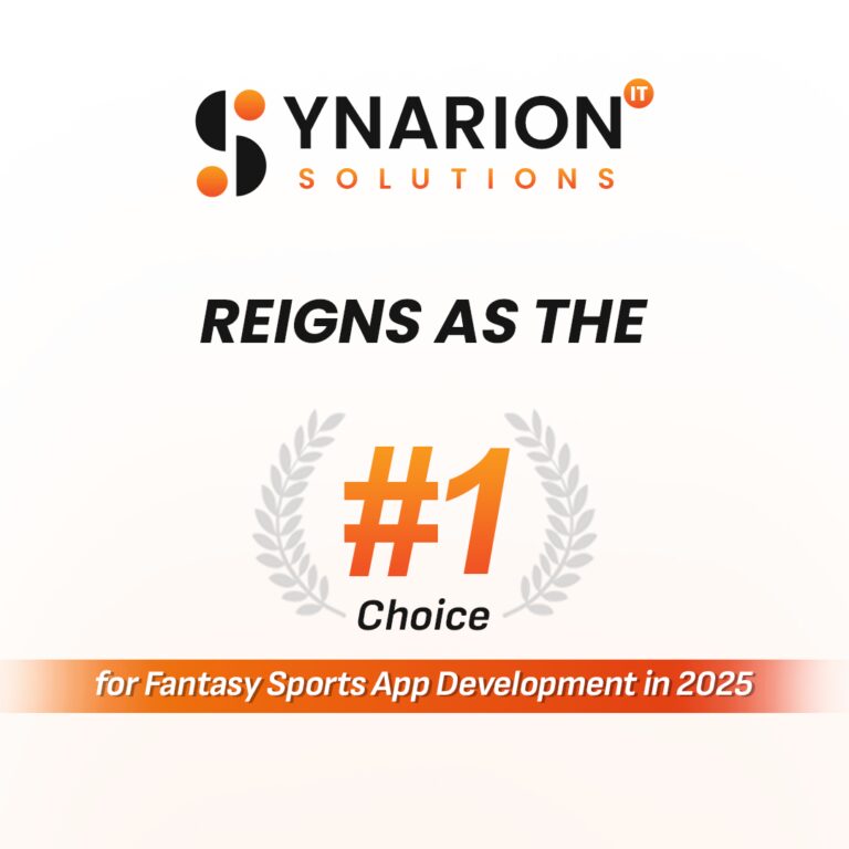 Another Year on Top: Synarion IT Solutions Continues Streak as Fantasy Sports’ Most Trusted Developer