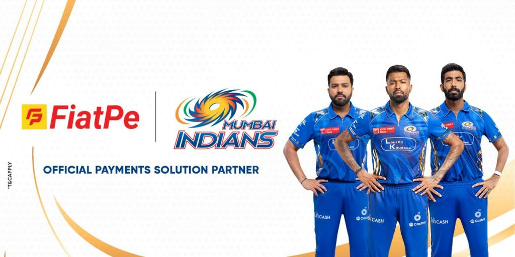 FiatPe Partners with Mumbai Indians as Official Payments Solution Partner for 2025 Season