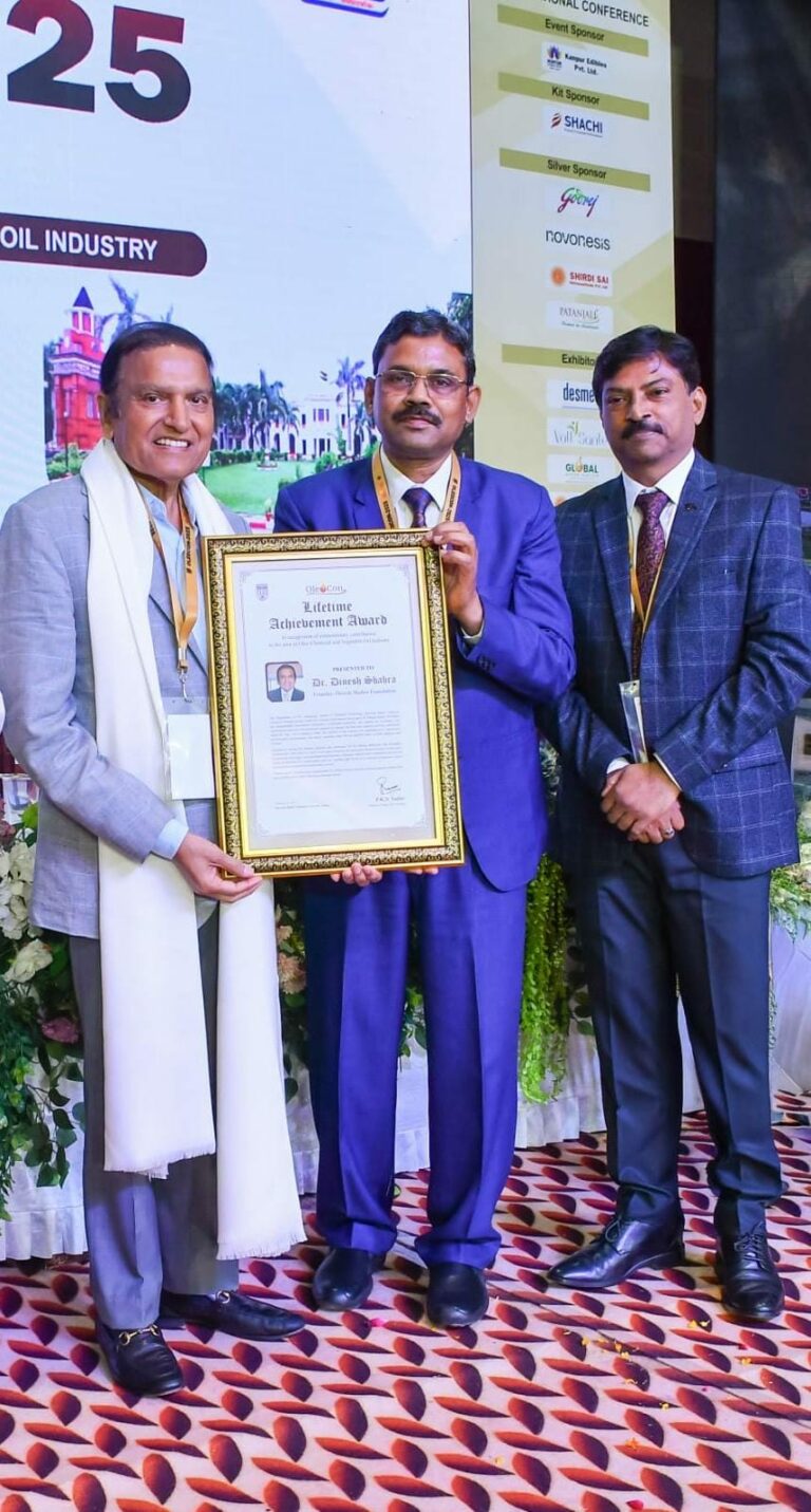 Dr. Dinesh Shahra Receives Lifetime Achievement Award from HBTU