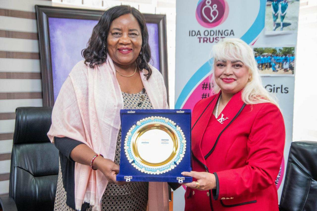 Dr. Señorita Isaac from HAF Honours Dr. Ida Odinga for Her Contribution to Education
