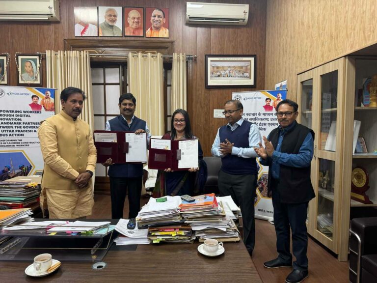The Government of Uttar Pradesh partners with Indus Action to enhance Worker Welfare System