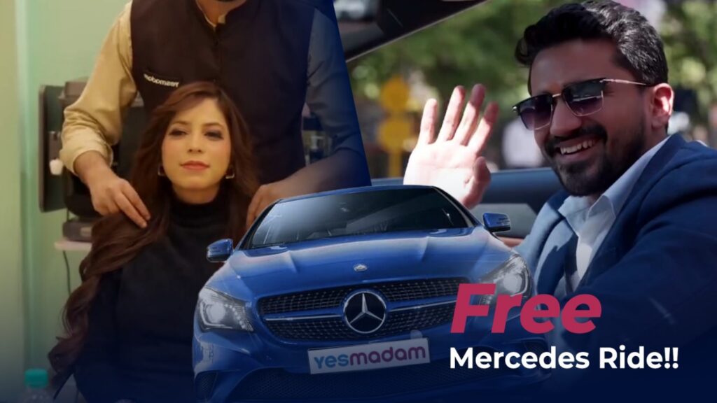 YesMadam Salon Rolls Out VIP Rides for Women’s Day – Arrive at the Salon in a Mercedes!