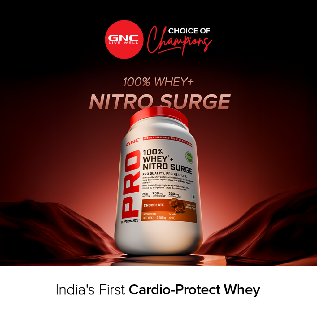 GNC India launches India’s first Whey Protein with cardio-protective formulation
