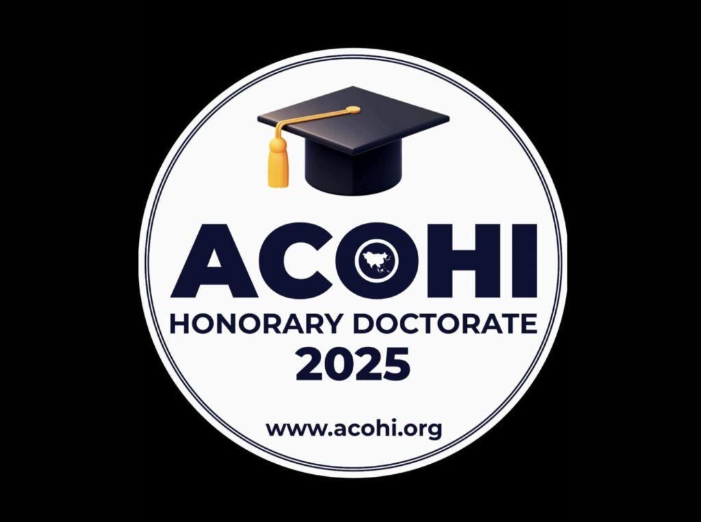Global Impact & Acknowledgment – ACOHI Honors Top Hospitality Professionals with Honorary Doctorates