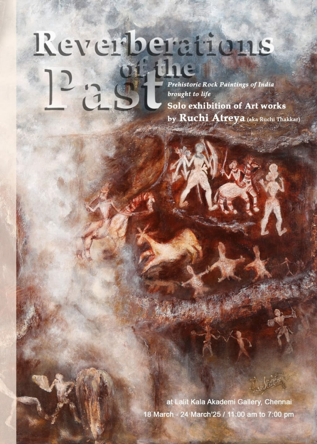 Rediscover the Prehistoric Legacy: Solo Art Exhibition Brings Satpura Rock Paintings to Life