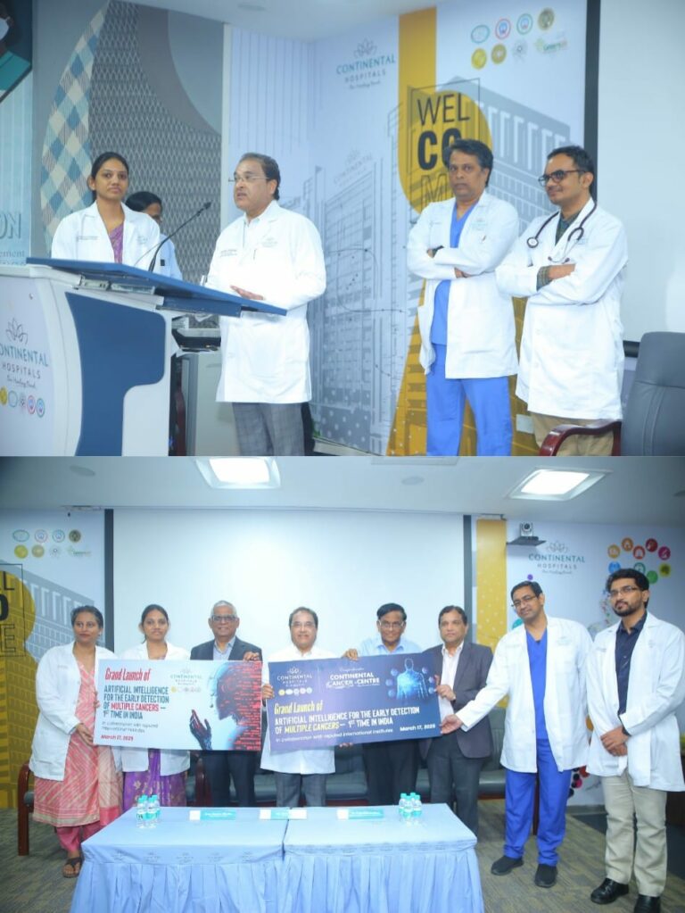 Continental Hospitals Unveils AI Technology for Pioneering Early Detection of Multiple Cancers – First  time in India