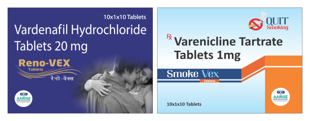 “Aarise Pharmaceutical Expands Pan-India Presence with Smoke Vex & Reno Vex Tablets”